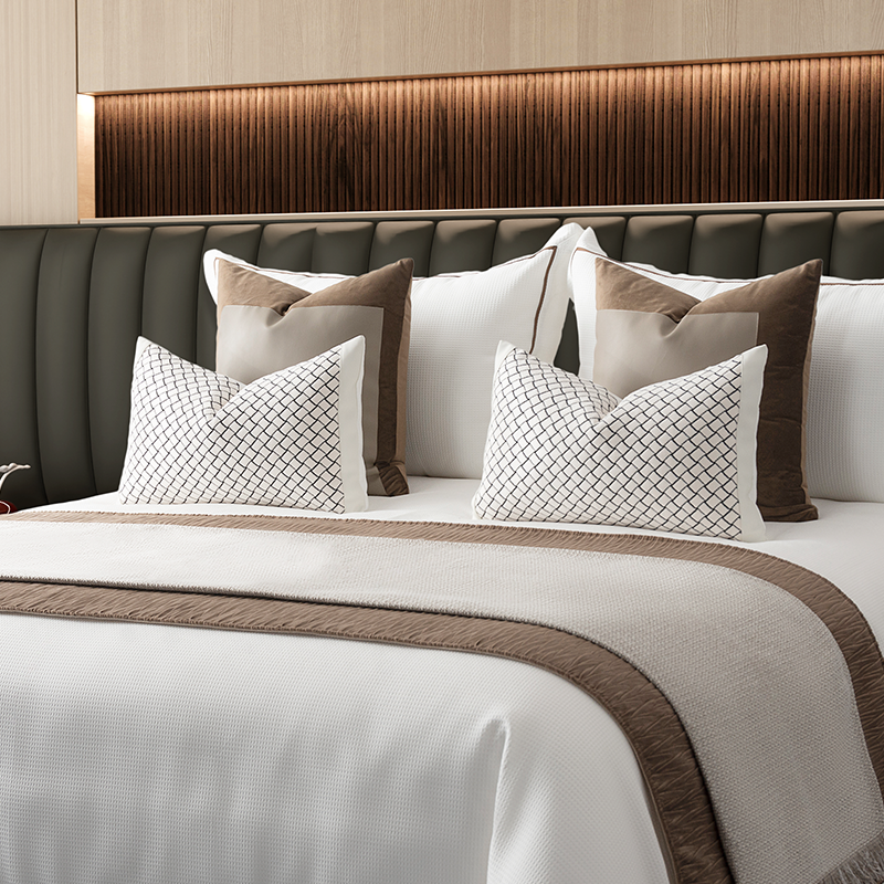 样板间床品10件棉麻极简