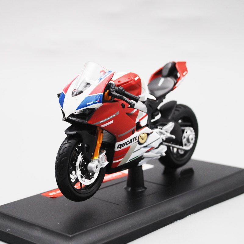 美驰图1:18杜卡迪panigale v4 s corse仿真摩托车模型轮胎可动