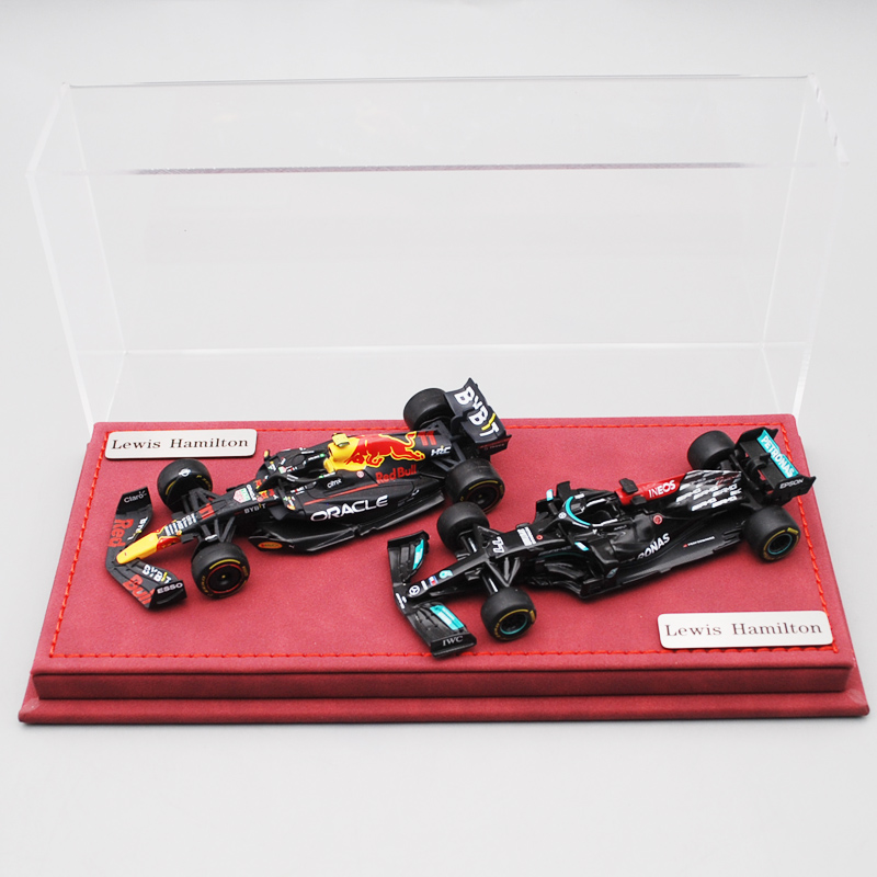 143F1赛车模型双车展示盒