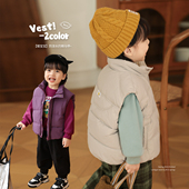 夹棉保暖防泼水婴儿外穿 2024新款 小O爸男婴童 男宝宝马甲秋冬季