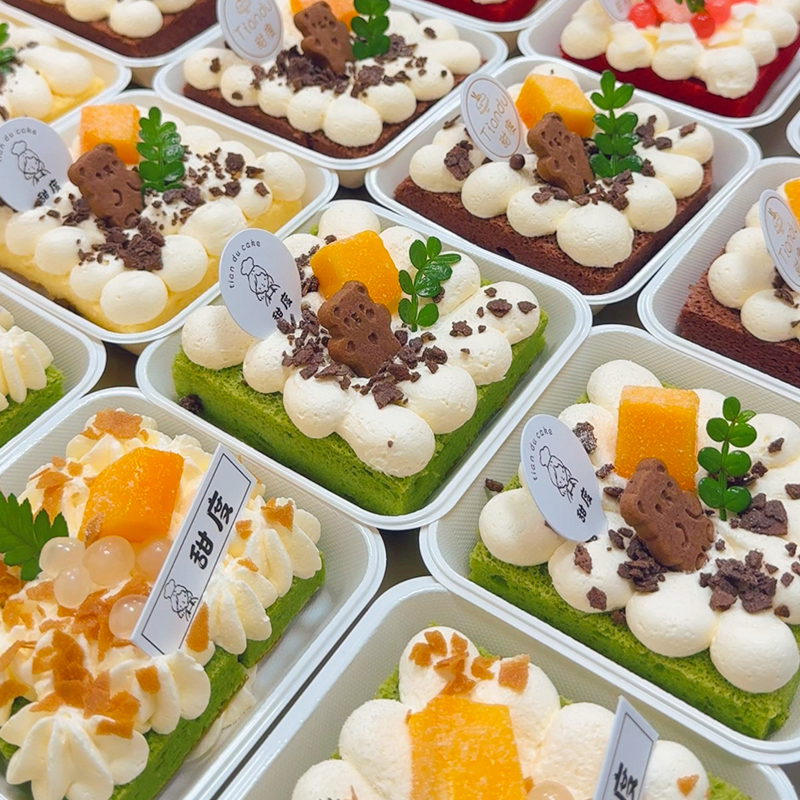 瑞莎2寸蛋糕千层慕斯迷你小蛋糕