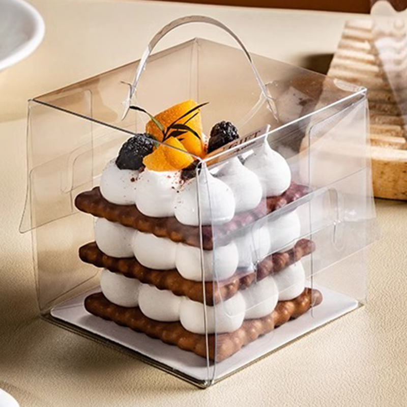 瑞莎手提蛋糕包装盒2/3/4/5寸透