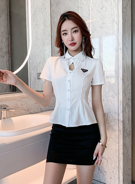 足疗女技师衣服新款美容师工作服女春夏养生馆沐足浴桑拿按摩套装