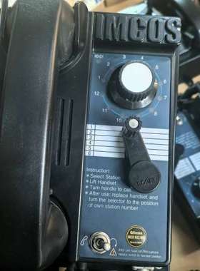 适用IMCOS 9022 WHS 船用声力电话机，意大利进口议价