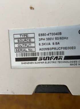 适用四方变频器 E550-4T0040B议价