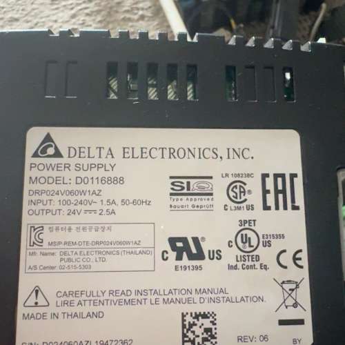 适用DRP024V060W1AZ电源导轨电源24v2.5A议价