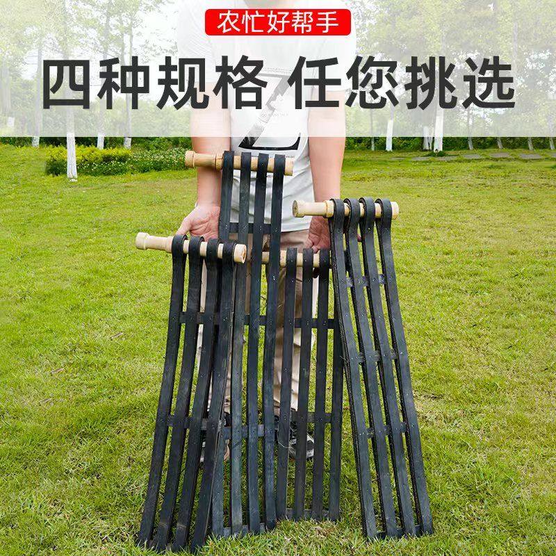 打油菜籽工具打谷子大豆连盖连枷打菜籽高粱小麦收菜籽连杆农具