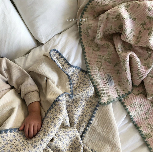 婴儿浴巾宝宝新生盖毯纯棉盖毯