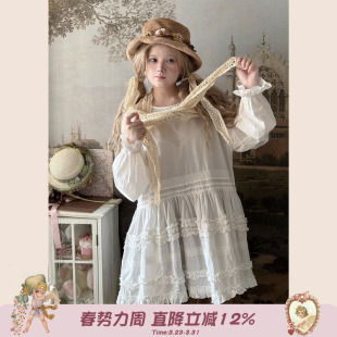 秋日 套装 甜美花边裙摆圆领衬衫 衬衣背心阔腿裤 女泡泡袖 Labeau