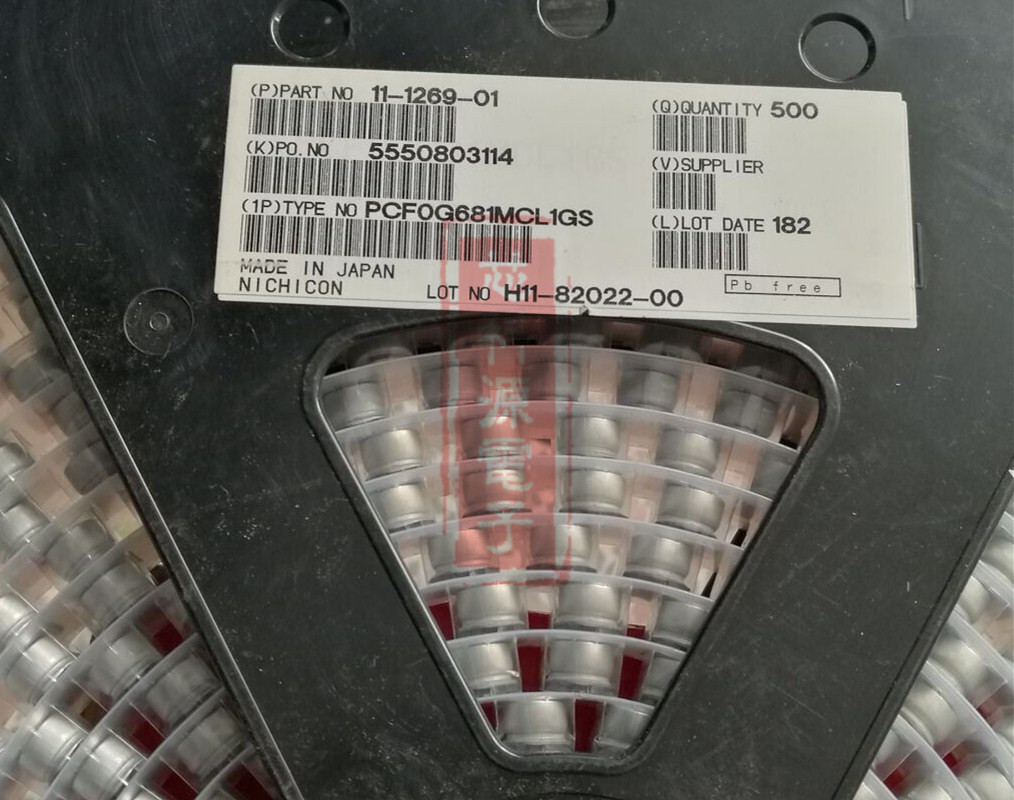 PCF0G681MCL1GS 尼吉康贴片固态电容 4V680UF 贴片固态电容 10X8