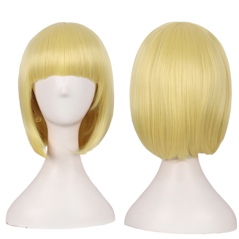 潼漫高温丝bobo头齐刘海cos假发