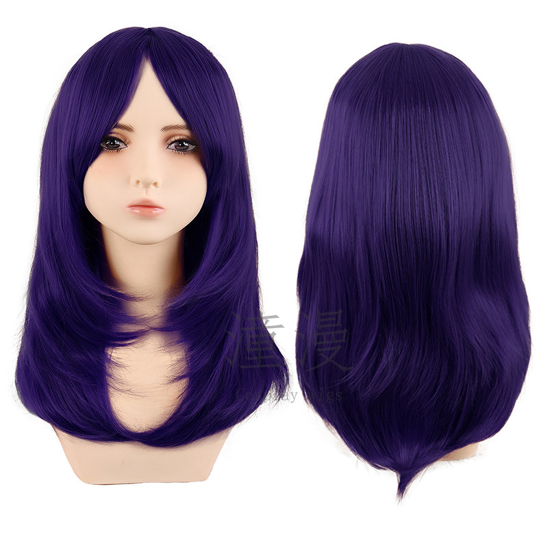 cosplay假发中长微卷万用高温丝