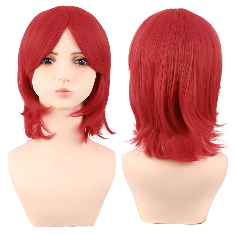 潼漫高温丝40CM中长发cos假发