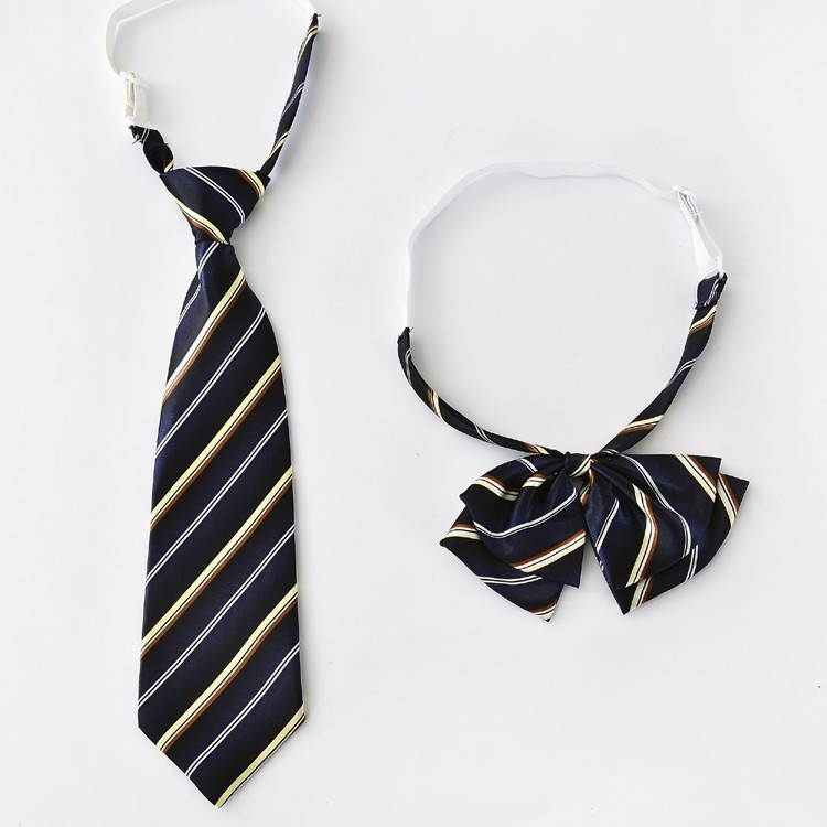 良呔 校服女款领带 中小学生幼儿园领带 男女蝴蝶结领带套装