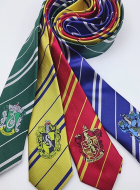 哈利波特领带徽章款男女魔法学院cos制服配件JK学生LOGO直销