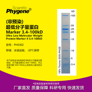 超低分子量蛋白Marker 50ul 100kD Phygene 3.4 PH0302