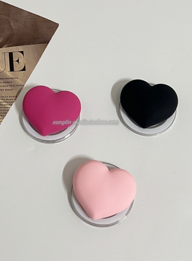 ins简约立体桃心硅胶手机壳支撑桌面伸缩吸附magsafe新款磁吸支架