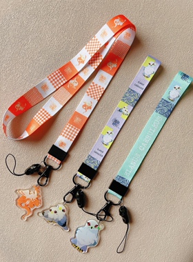 菏泽鹰匠超可爱黑翅鸢红隼手机链卡包链挂绳