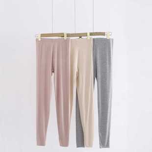 春秋女士学生打底 宽松弹力2020年新款 秋裤 女莫代尔棉内穿薄款