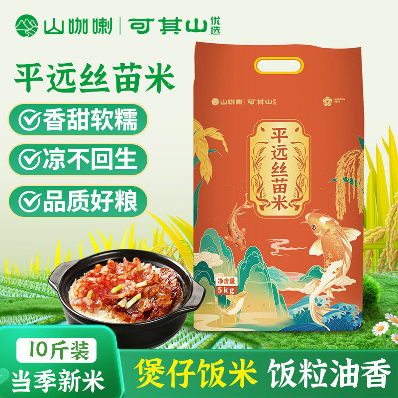 广东梅州现磨新鲜大米10斤长粒香软米平远丝苗米5KG农家大米真空