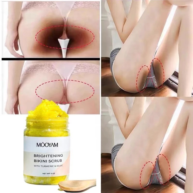 Turmeric Kojic Acid Body Scrub Strong Whitening Bikini Area