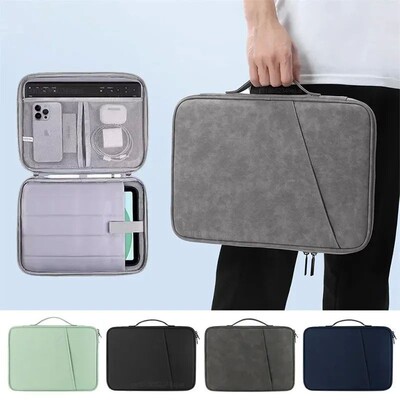 Portable Shockproof Handle Bag Laptop Sleeve Case for Macboo