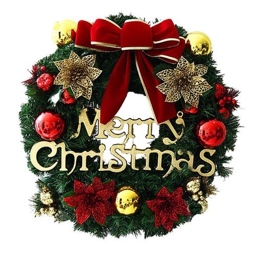 Christmas wreath 30cm Christmas decoration simulation wreath