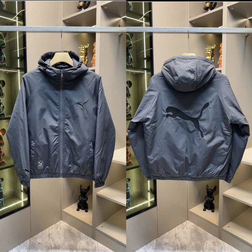 2025秋冬新款男士薄棉二棉连帽夹克外套时尚百搭运动上衣男装6026