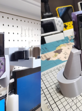 掌机RG35XX手柄握把手把掌托底座手托rg35xxplus洞洞板支架游戏机