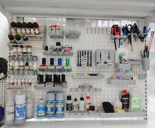 AV星影GW匠域郡士田宫酋长大陆洞洞板漆瓶支架收纳盒储物盒配件