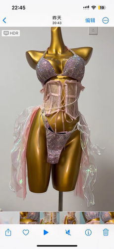 健美比基尼赛服比赛赛服女神模特