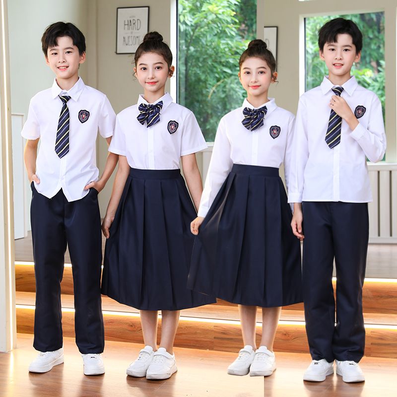 中小学生大合唱演出服儿童诗歌朗诵服装男女童演讲比赛主持人礼服