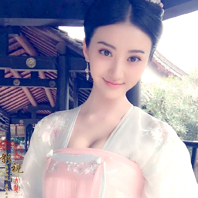 景甜沈珍珠大唐荣耀同款影视古装唐朝唐风唯美仙女齐胸襦裙