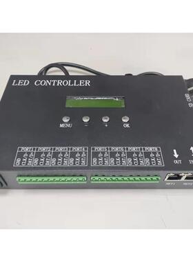 H807SA控制器全彩灯条控制器 八口幻彩分控器