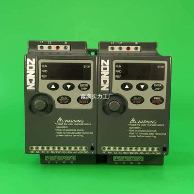 众辰变频器NZ100-0R75G-1R5G-2R2G-2/4-0.75-1.5-2.2kw全新