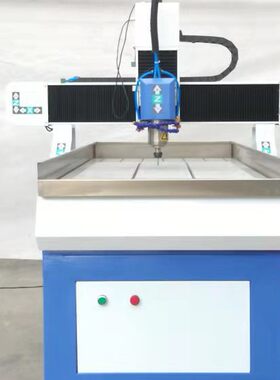 6090铸铁雕刻机6012烫钻标牌刻字机6090小型广告制作木工浮雕机