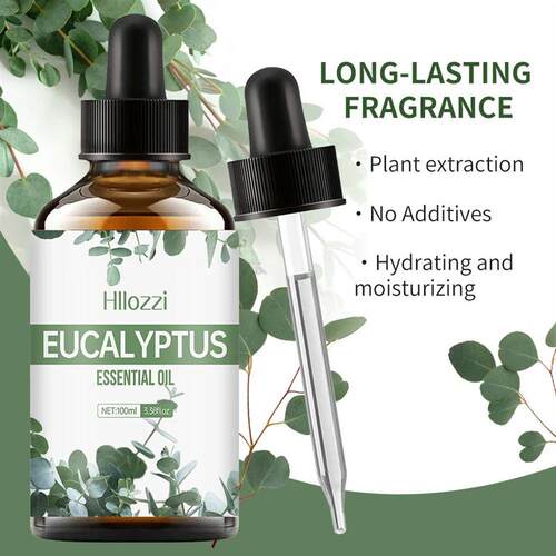 Eucalyptus plant essential oil face and body skin care essen