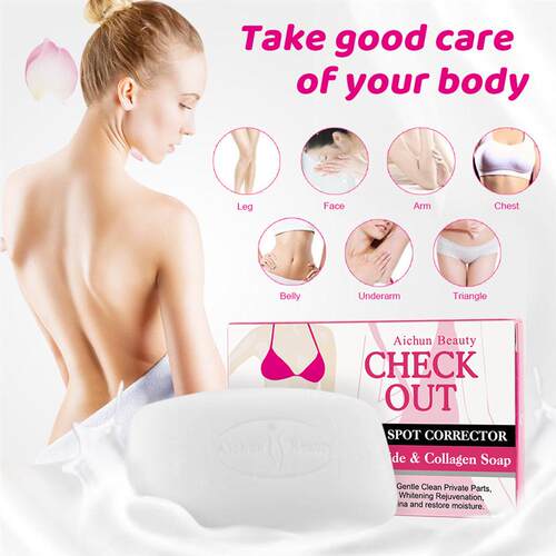 Citric collagen whitening soap dark spots 外销清洁私密处香皂