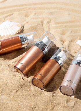 Body Highlighter Makeup Shimmer Glow Liquid Foundati高光修容