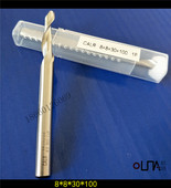 100仿形锁孔含钴进口M42高速钢 CARL数控加工单刃仿行铣刀8