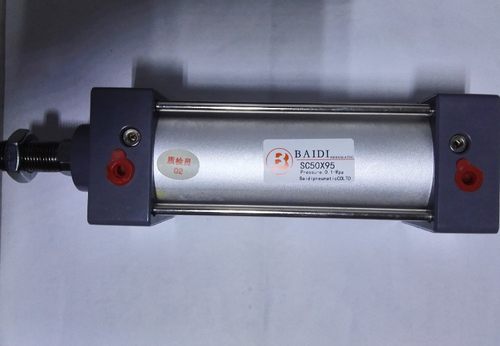 BAIDI铝塑门窗设备SC50*95方形双作用02双头锯共进气缸气动工具优