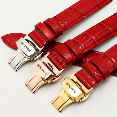 真皮红色手表配件