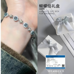 送闺蜜女友礼物 925纯银清冷感手链女轻奢ins小众精致高颜值新款