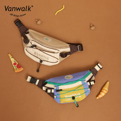 VANWALK美式复古斜挎包