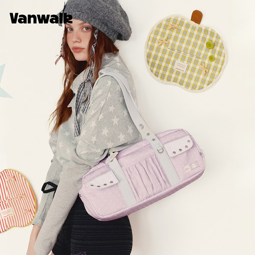 VANWALK/出走高颜值女款单肩包包