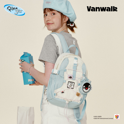 vanwalkpingu徒步小双肩包书包