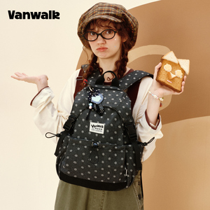 VANWALK/出走高颜值女生双肩包包