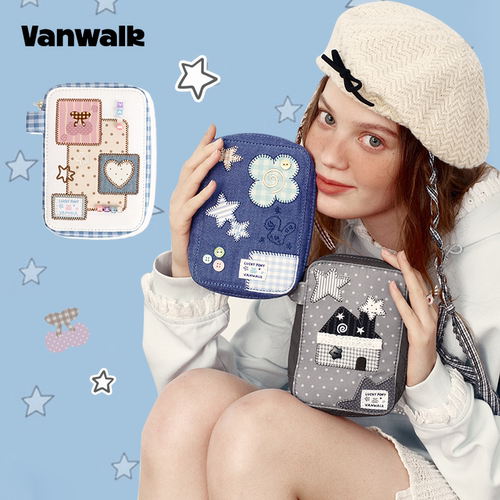VANWALK/出走大容量多隔层证件包
