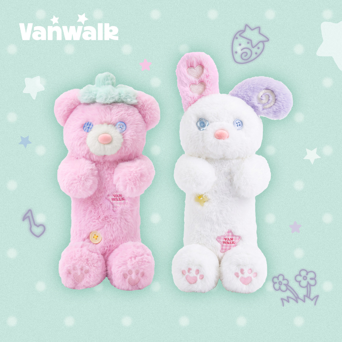 VANWALK/出走高颜值学生文具笔袋图片