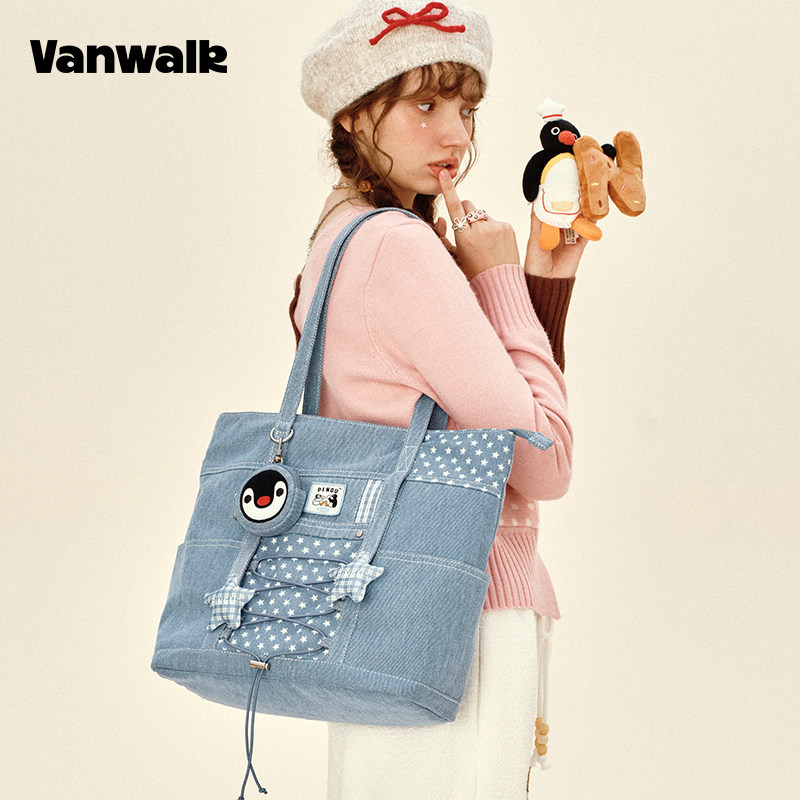 VANWALK/出通勤百搭大容量托特包